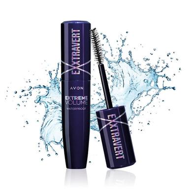 Mascara Waterproof Exxtravert Extreme Volume Blackest Black | Avon