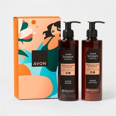 Set Regalo Foglia di Geranio e Arancia Essence Senses | Avon