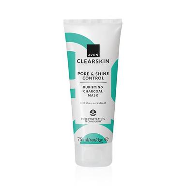 Maschera Purificante al Carbone Pore & Shine Control Clearskin | Avon