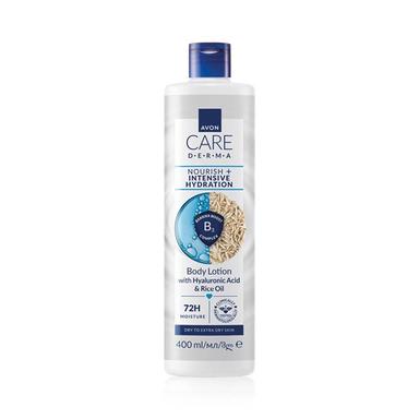 Lozione Corpo con Acido Ialuronico e Olio di Riso Derma Nourish + Intensive Hydration | Avon