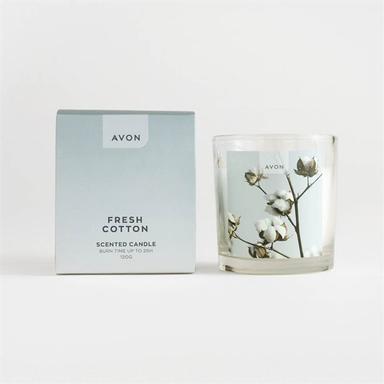 Candela profumata piccola Fresh Cotton | Avon