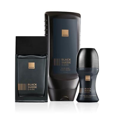 Set di 3 Black Suede Dark | Avon