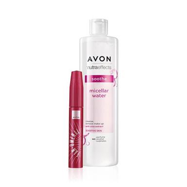 Duo Mascara e Acqua Micellare (Brown) | Avon