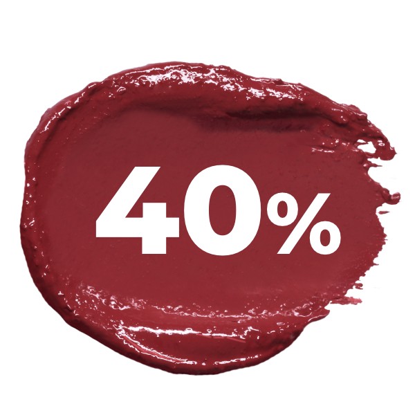 40%