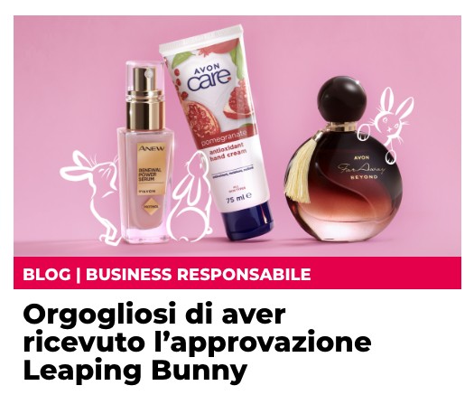 Orgogliosi di aver ricevuto l'approvazione Leaping Bunny